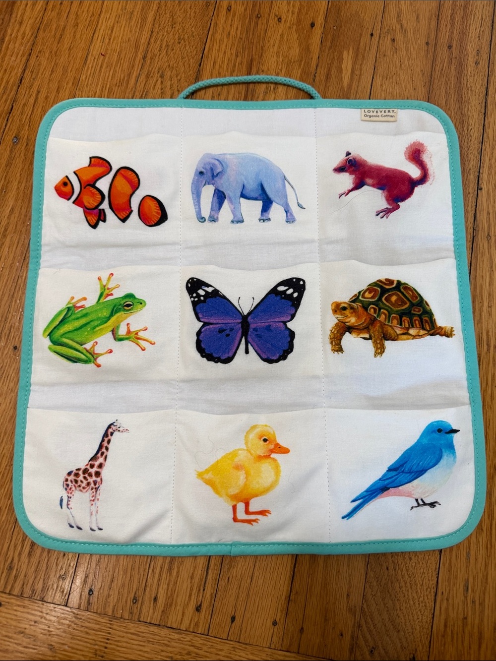 Lovevery Quilted Critter Pockets - Months 19, 20, 21+ from The Realist Play Kit